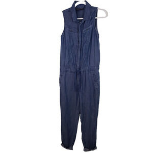 (N) Gabrielle Union NY Women's Jean Romper Size XS Jumpsuit Denim Chambray